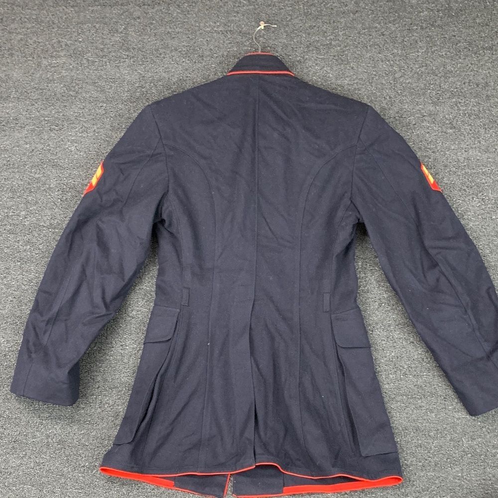 Vintage USMC Dress Blue Coat Mens Corporal - Picture 8 of 11